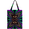 Abstract Artwork Fractal Background Art Zipper Classic Tote Bag View1