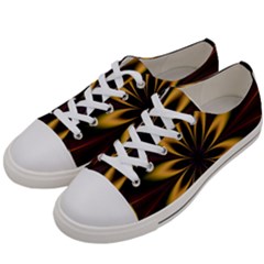 Fractal Artwork Idea Allegory Art Pattern Women s Low Top Canvas Sneakers by Sudhe