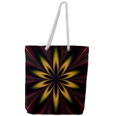 Fractal Artwork Idea Allegory Art Pattern Full Print Rope Handle Tote (large) by Sudhe