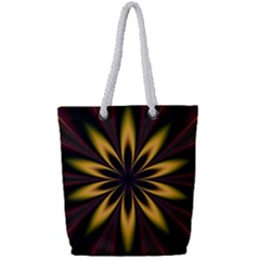 Fractal Artwork Idea Allegory Art Pattern Full Print Rope Handle Tote (small) by Sudhe