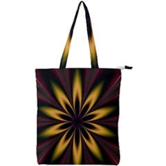 Fractal Artwork Idea Allegory Art Pattern Double Zip Up Tote Bag by Sudhe