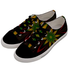 Fractal Artwork Idea Allegory Art Men s Low Top Canvas Sneakers by Sudhe