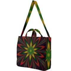 Fractal Artwork Idea Allegory Art Square Shoulder Tote Bag by Sudhe