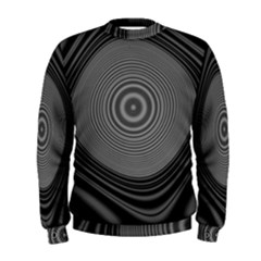 Digital Art Background Black White Men s Sweatshirt by Sudhe