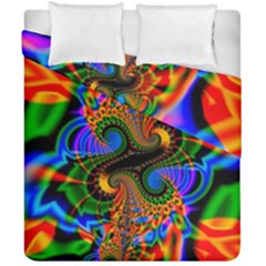 Abstract Fractal Artwork Colorful Duvet Cover Double Side (california King Size) by Sudhe