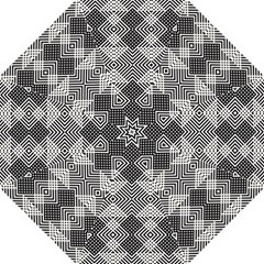 Monochrome Geometric Herringbone Seamless Pattern Vector Folding Umbrellas by Sudhe