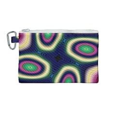 Abstract Artwork Fractal Background Art Pattern Canvas Cosmetic Bag (medium) by Sudhe