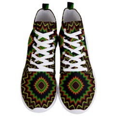 Fractal Artwork Idea Allegory Abstract Men s Lightweight High Top Sneakers by Sudhe