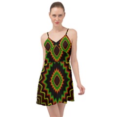 Fractal Artwork Idea Allegory Abstract Summer Time Chiffon Dress