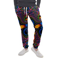 Abstract Fractal Artwork Colorful Men s Jogger Sweatpants by Sudhe