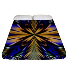 Artwork Fractal Allegory Art Fitted Sheet (california King Size) by Sudhe