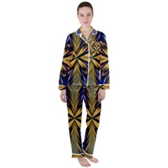 Artwork Fractal Allegory Art Satin Long Sleeve Pyjamas Set by Sudhe