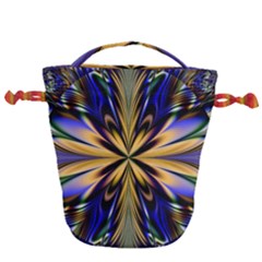 Artwork Fractal Allegory Art Drawstring Bucket Bag by Sudhe