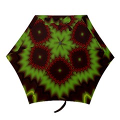 Fractal Artwork Idea Allegory Geometry Mini Folding Umbrellas by Sudhe