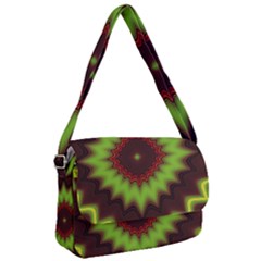 Fractal Artwork Idea Allegory Geometry Courier Bag by Sudhe