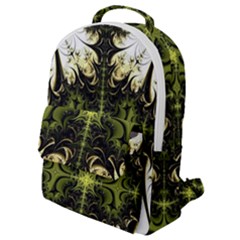 Abstract Fractal Pattern Artwork Flap Pocket Backpack (small)