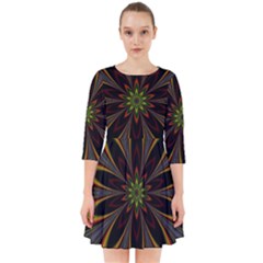 Fractal Artwork Idea Allegory Smock Dress by Sudhe