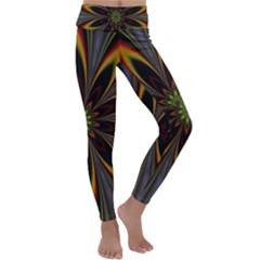 Fractal Artwork Idea Allegory Kids  Lightweight Velour Classic Yoga Leggings by Sudhe