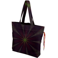 Fractal Artwork Idea Allegory Drawstring Tote Bag