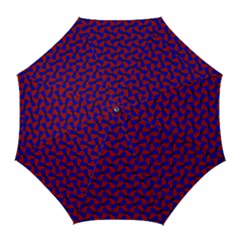 Background Texture Design Geometric Red Blue Golf Umbrellas by Sudhe