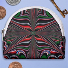 Abstract Art Fractal Art Pattern Horseshoe Style Canvas Pouch