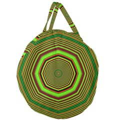 Fractal Artwork Idea Allegory Giant Round Zipper Tote by Sudhe