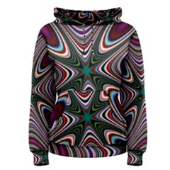 Abstract Artwork Fractal Background Women s Pullover Hoodie by Sudhe