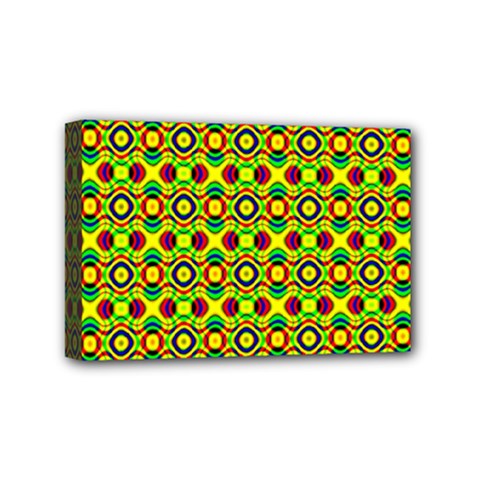 Background Pattern Geometrical Mini Canvas 6  X 4  (stretched) by Sudhe