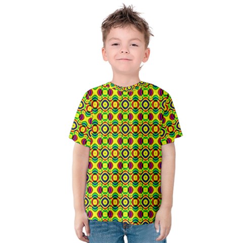 Background Pattern Geometrical Kids  Cotton Tee by Sudhe