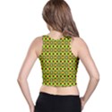 Background Pattern Geometrical Racer Back Crop Top View2