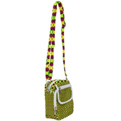 Background Pattern Geometrical Shoulder Strap Belt Bag