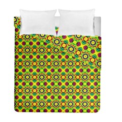 Background Pattern Geometrical Duvet Cover Double Side (full/ Double Size) by Sudhe