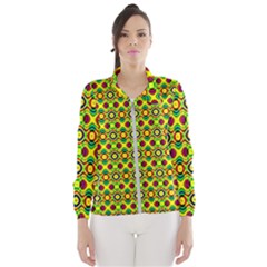 Background Pattern Geometrical Women s Windbreaker by Sudhe