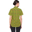 Background Pattern Geometrical Women s Short Sleeve Shirt View2