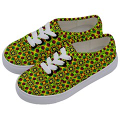 Background Pattern Geometrical Kids  Classic Low Top Sneakers by Sudhe