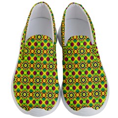 Background Pattern Geometrical Men s Lightweight Slip Ons by Sudhe