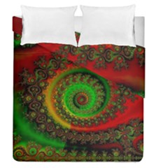 Abstract Fractal Pattern Artwork Art Duvet Cover Double Side (queen Size)