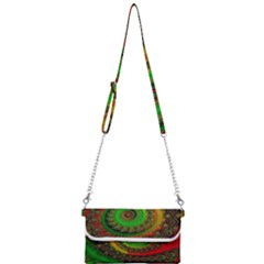 Abstract Fractal Pattern Artwork Art Mini Crossbody Handbag