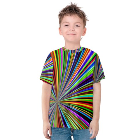 Background Design Pattern Colorful Kids  Cotton Tee by Sudhe