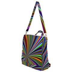 Background Design Pattern Colorful Crossbody Backpack by Sudhe