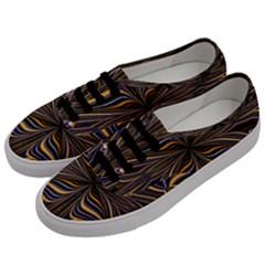 Abstract Art Fractal Unique Pattern Men s Classic Low Top Sneakers by Sudhe