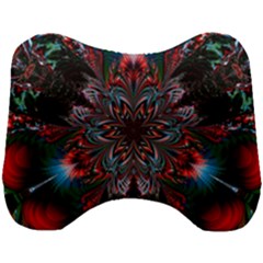 Abstract Flower Artwork Art Head Support Cushion