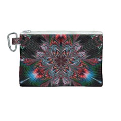 Abstract Flower Artwork Art Canvas Cosmetic Bag (Medium)