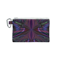 Abstract Abstract Art Fractal Canvas Cosmetic Bag (small) by Sudhe