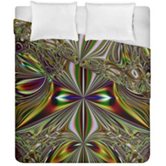 Abstract Art Fractal Pattern Duvet Cover Double Side (california King Size) by Sudhe