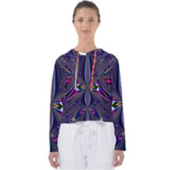 Abstract Art Fractal Fulcolor Women s Slouchy Sweat by Sudhe