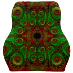 Abstract Fractal Pattern Artwork Pattern Car Seat Velour Cushion  by Sudhe