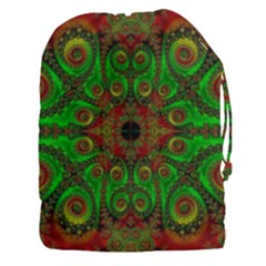 Abstract Fractal Pattern Artwork Pattern Drawstring Pouch (xxxl)