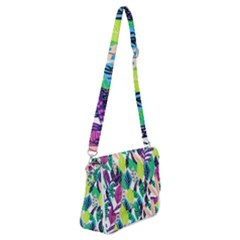 Misc Leaves                   Shoulder Bag With Back Zipper by LalyLauraFLM