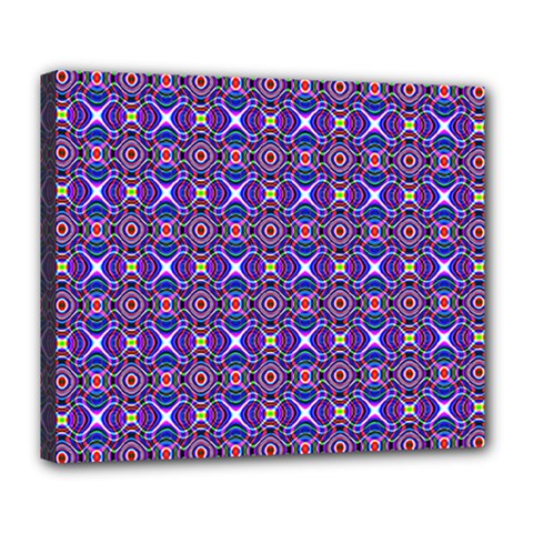 Background Pattern Geometrical Deluxe Canvas 24  X 20  (stretched) by Sudhe